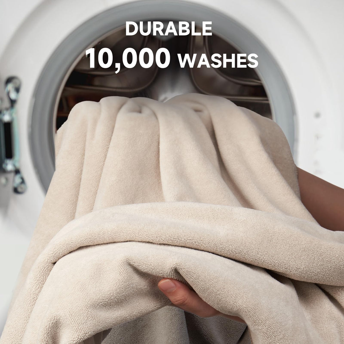 Umisleep neatly folded towel packed for travel, lightweight and compact