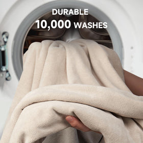 Umisleep neatly folded towel packed for travel, lightweight and compact