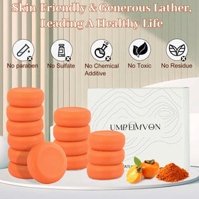 Umpeimvon bars stacked in bathroom scene for convenient everyday use