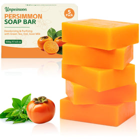 Umpeimvon front packaging showing persimmon soap benefits