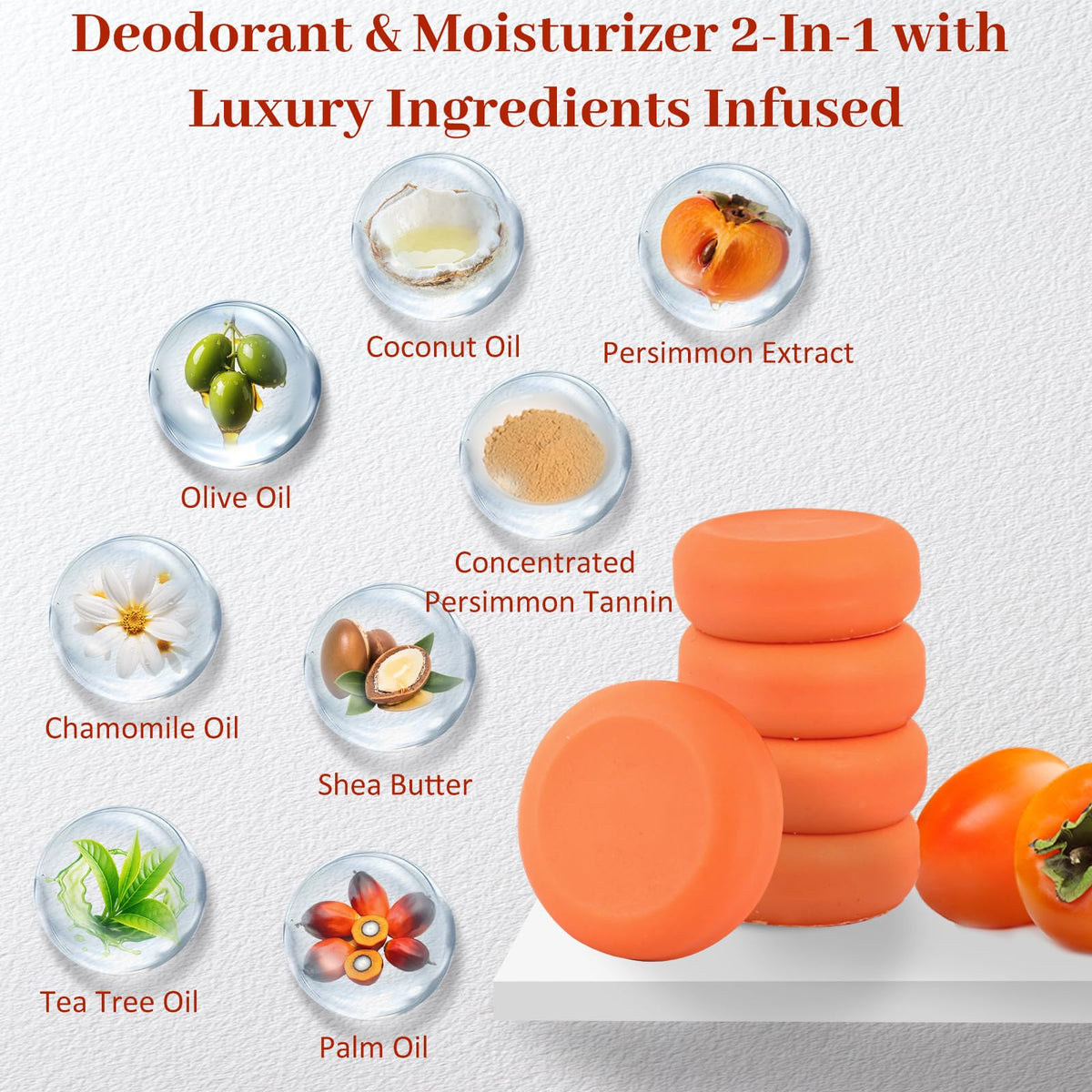 Umpeimvon soap bar in hand to show compact travel-friendly scale