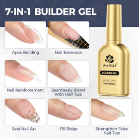 UNA GELLA brushing application demonstrating precise control and simplified shaping