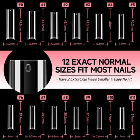UNA GELLA numbered tips in box to show organized storage and quick matching