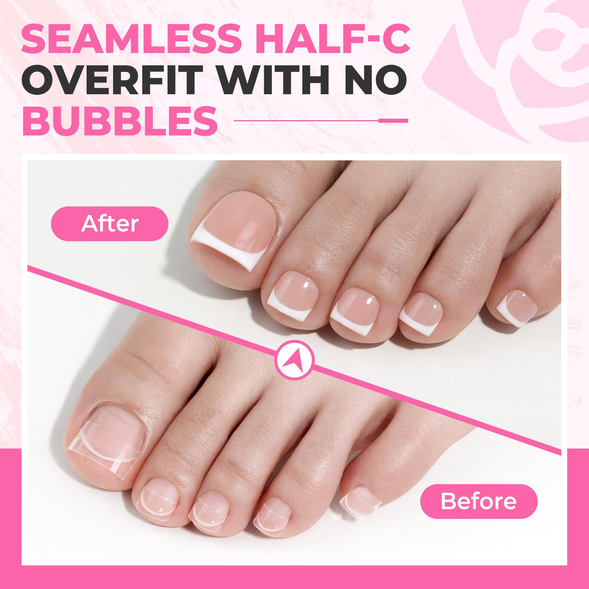 UNA GELLA built-in handle detail giving better grip and precise placement