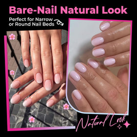 UNA GELLA close-up of clear tip transparency revealing flawless polish finish