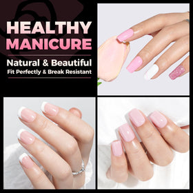 UNA GELLA close-up of pre-buffed gel surface for smooth polish application