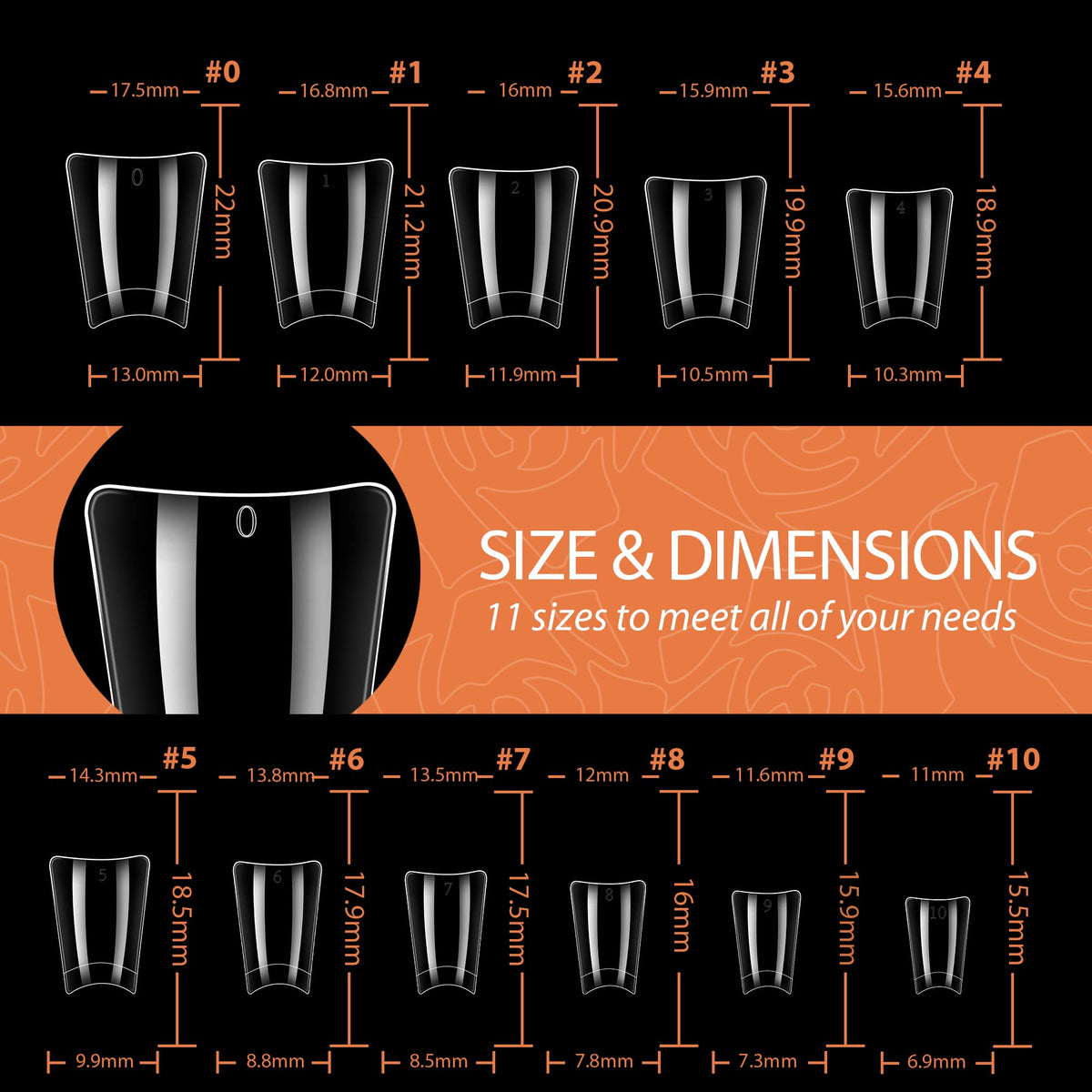 UNA GELLA detailed view of thick front edge demonstrating durability and chip resistance
