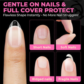 UNA GELLA smooth edge close-up for seamless adhesion and no gaps