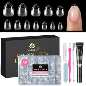 UNA GELLA front packaging showing kit contents and benefit of complete set