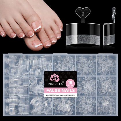 UNA GELLA front packaging showing 510pcs set and sizes for quick selection