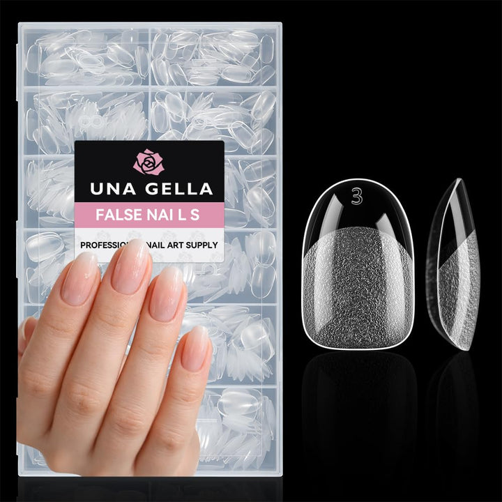 UNA GELLA front packaging showing kit contents and 504 pieces for convenience