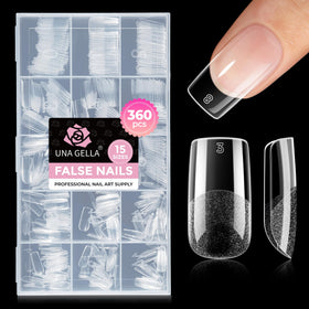 UNA GELLA front packaging view showing 360-piece set and brand clarity