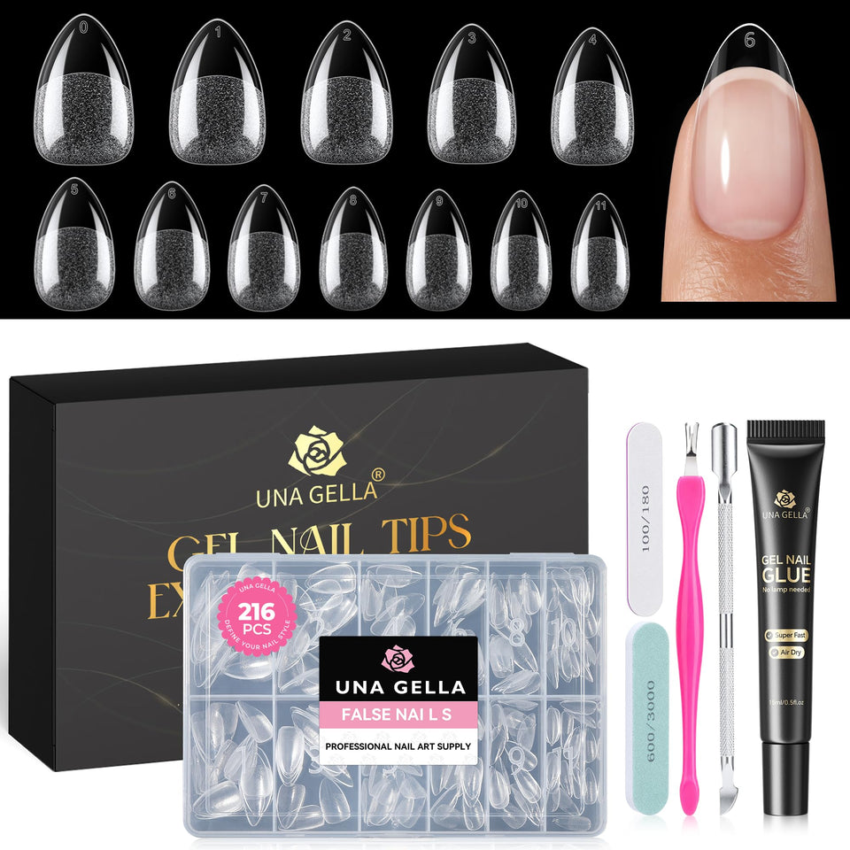 UNA GELLA front packaging showing complete kit and convenience