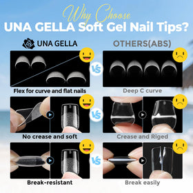 UNA GELLA full layout of 15 sizes for precise fitting