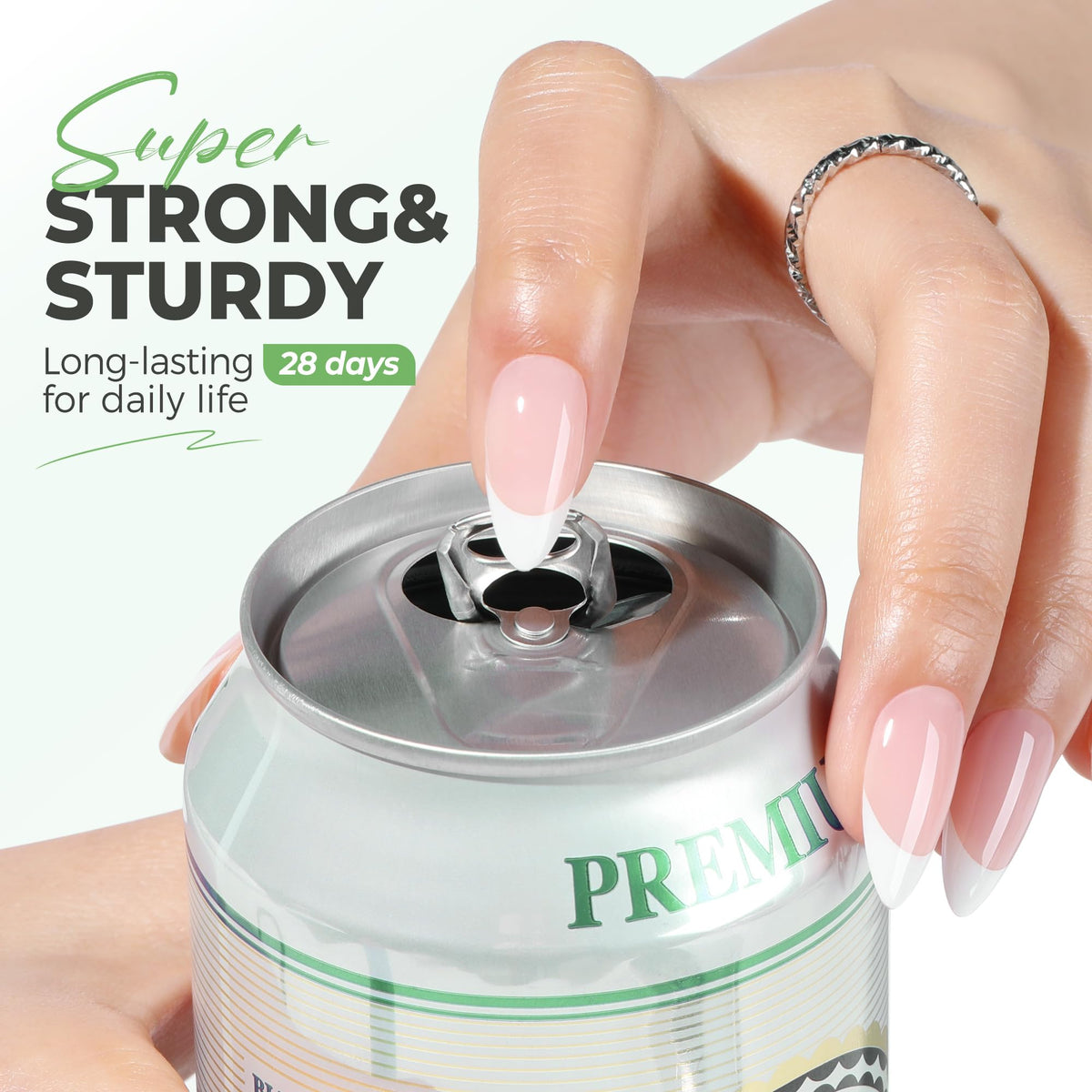 UNA GELLA gel texture on swab showing smooth, low-odor consistency advantage