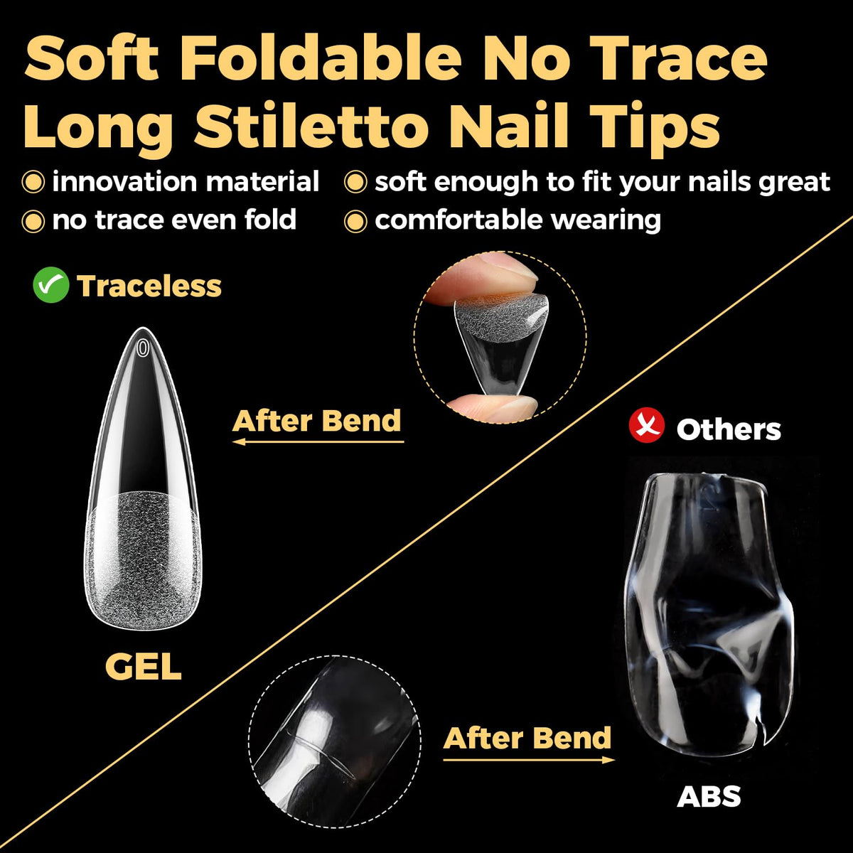 UNA GELLA hand holding tip for size comparison and realistic scale