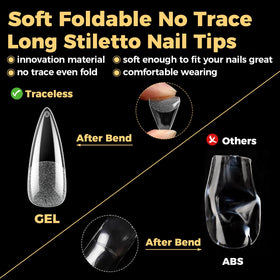 UNA GELLA hand holding tip for size comparison and realistic scale