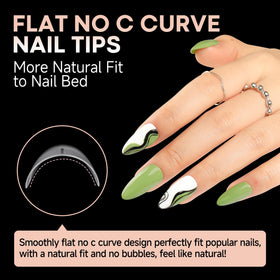 UNA GELLA in-use application with glue showing secure fit and professional result