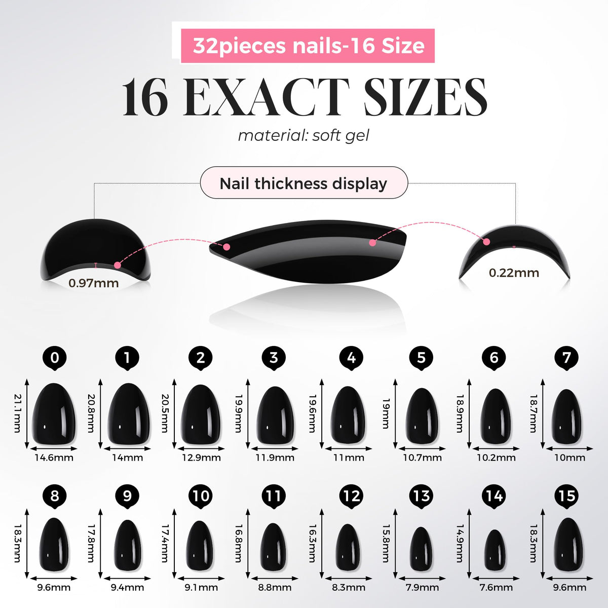 UNA GELLA kit contents flatlay with nails and tools for complete home manicure