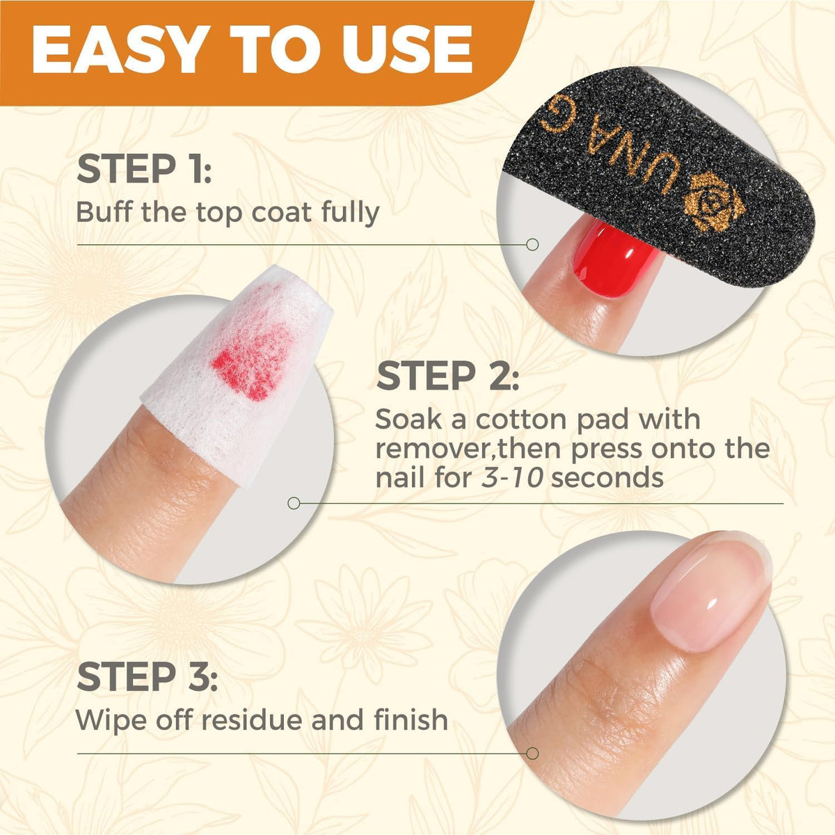 UNA GELLA bottle on bathroom counter styled for at-home manicure convenience benefit
