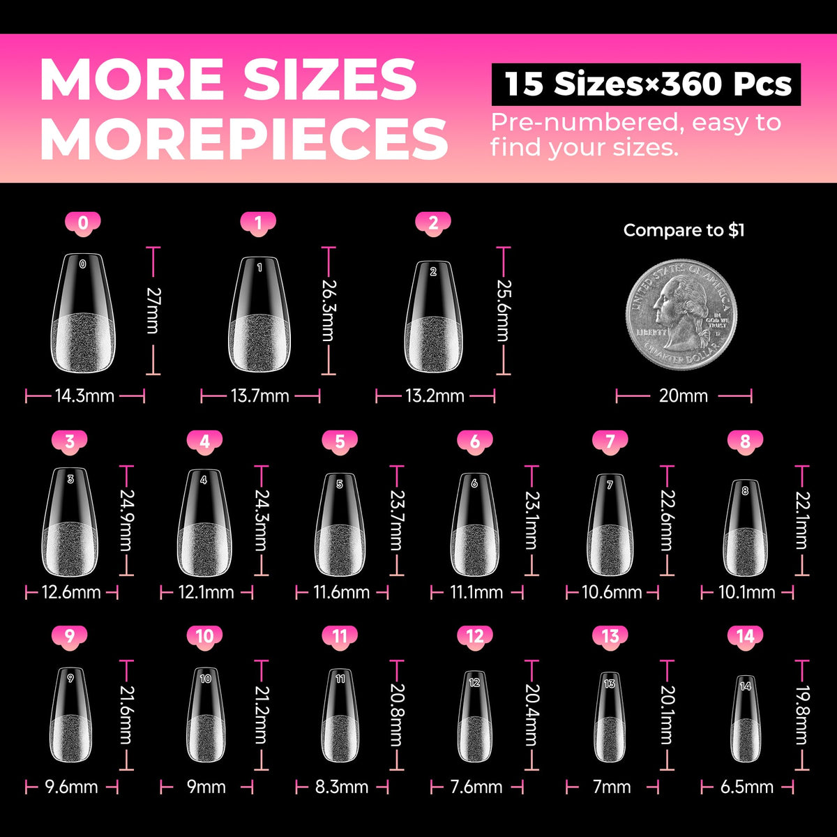 UNA GELLA lifestyle hands model wearing coffin tips for stylish finished look