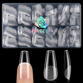 UNA GELLA lifestyle scene with tools for salon-quality DIY nails at home benefit