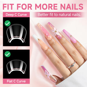 UNA GELLA matte inner surface detail improving glue adhesion benefit