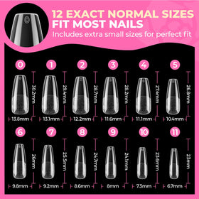 UNA GELLA assortment of mixed sizes showing extras for replacement