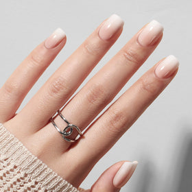 UNA GELLA close-up swatch of ombre nude cream showing color depth