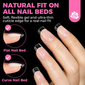 UNA GELLA tips arranged by 12 sizes for precise selection benefit