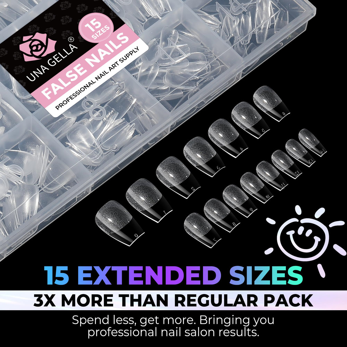 UNA GELLA finished polished coffin nails in lifestyle scene for salon look benefit