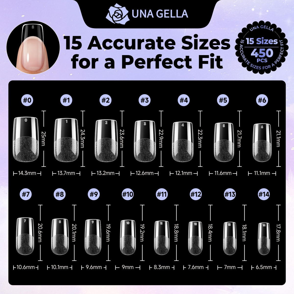 UNA GELLA reinforced edge close-up highlighting chip resistance