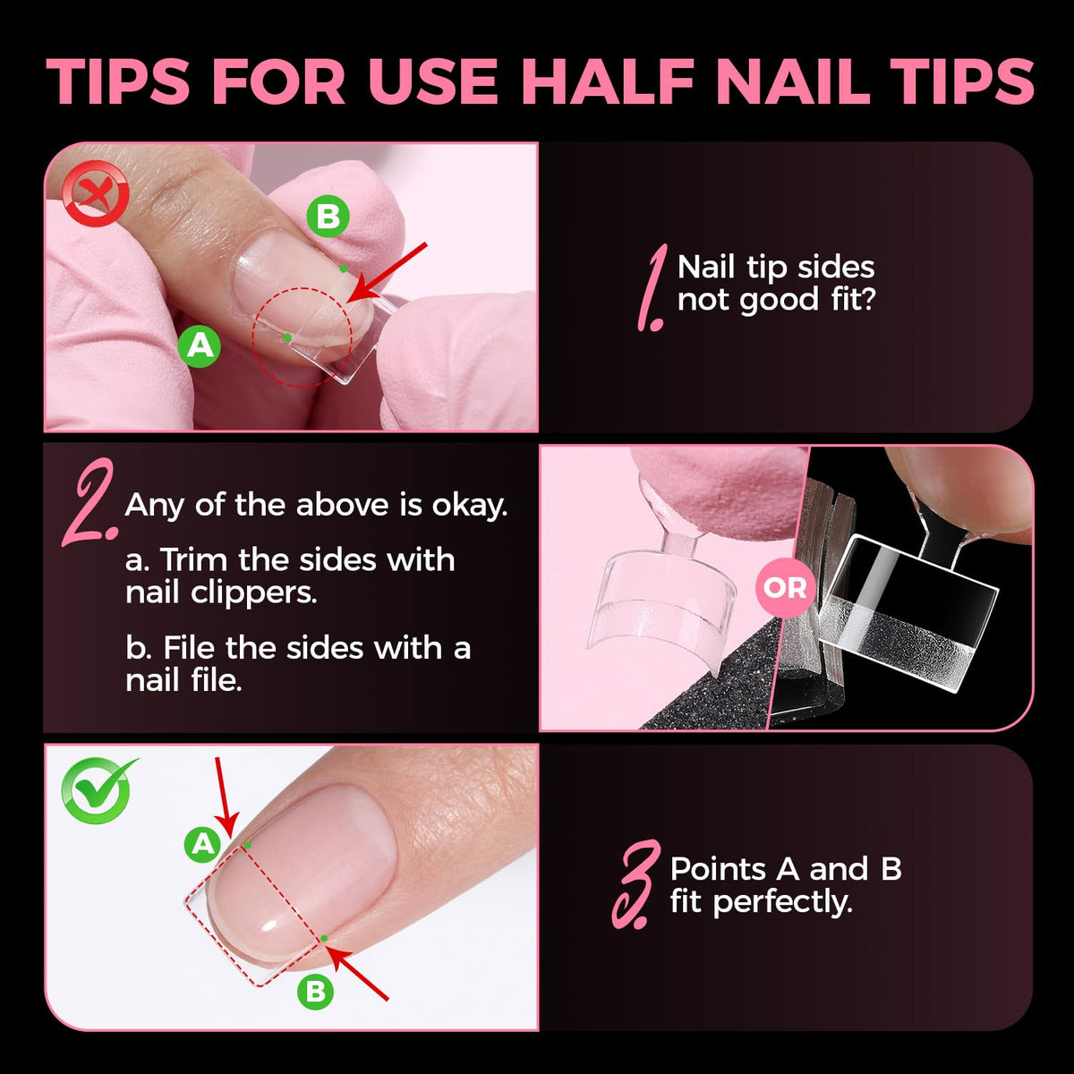 UNA GELLA salon scene with tech applying tips for professional finish benefit