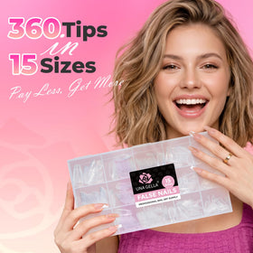 UNA GELLA salon dip and gel setup demonstrating compatibility and versatility