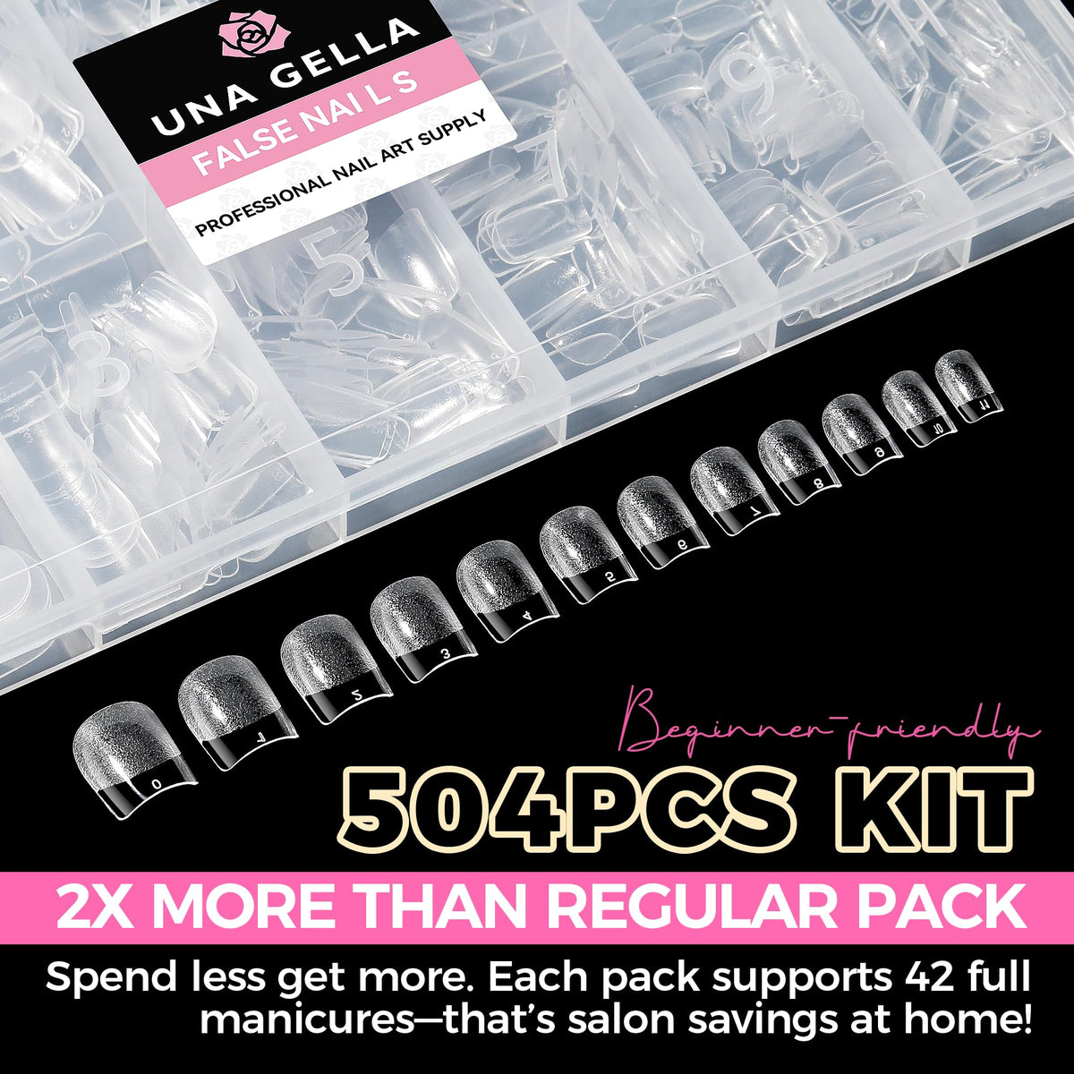 UNA GELLA salon lifestyle setup showing professional-ready convenience benefit