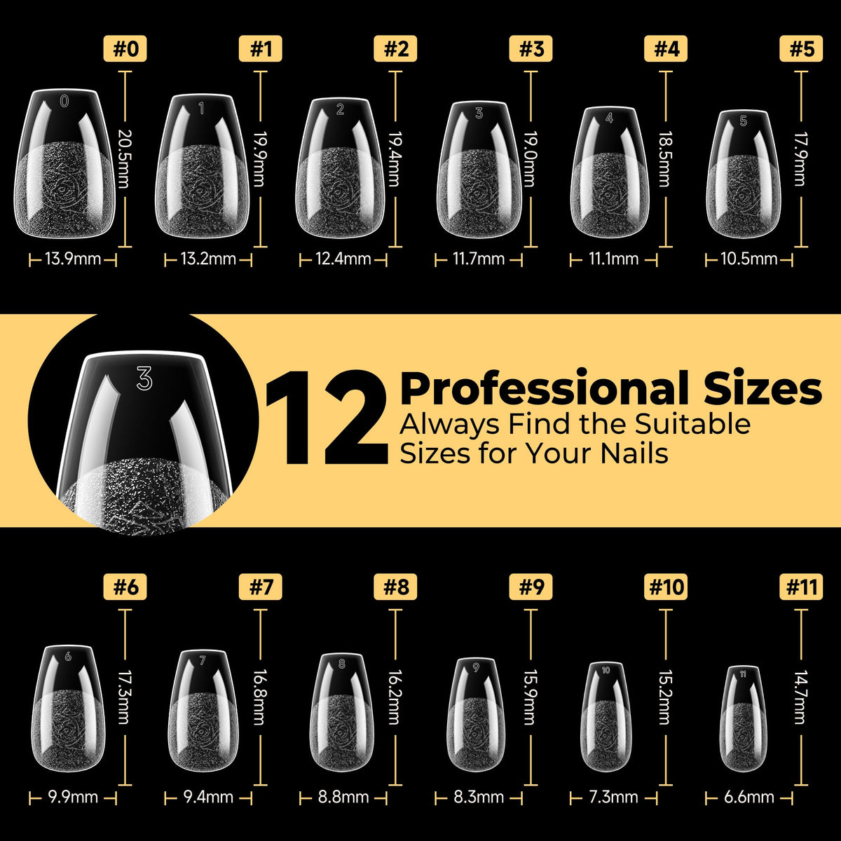 UNA GELLA scale comparison beside a finger illustrating short coffin length practicality