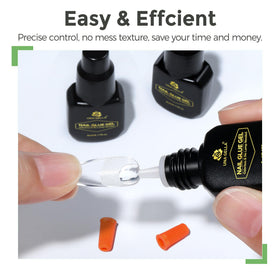 UNA GELLA bottle next to coin demonstrating small travel-friendly size