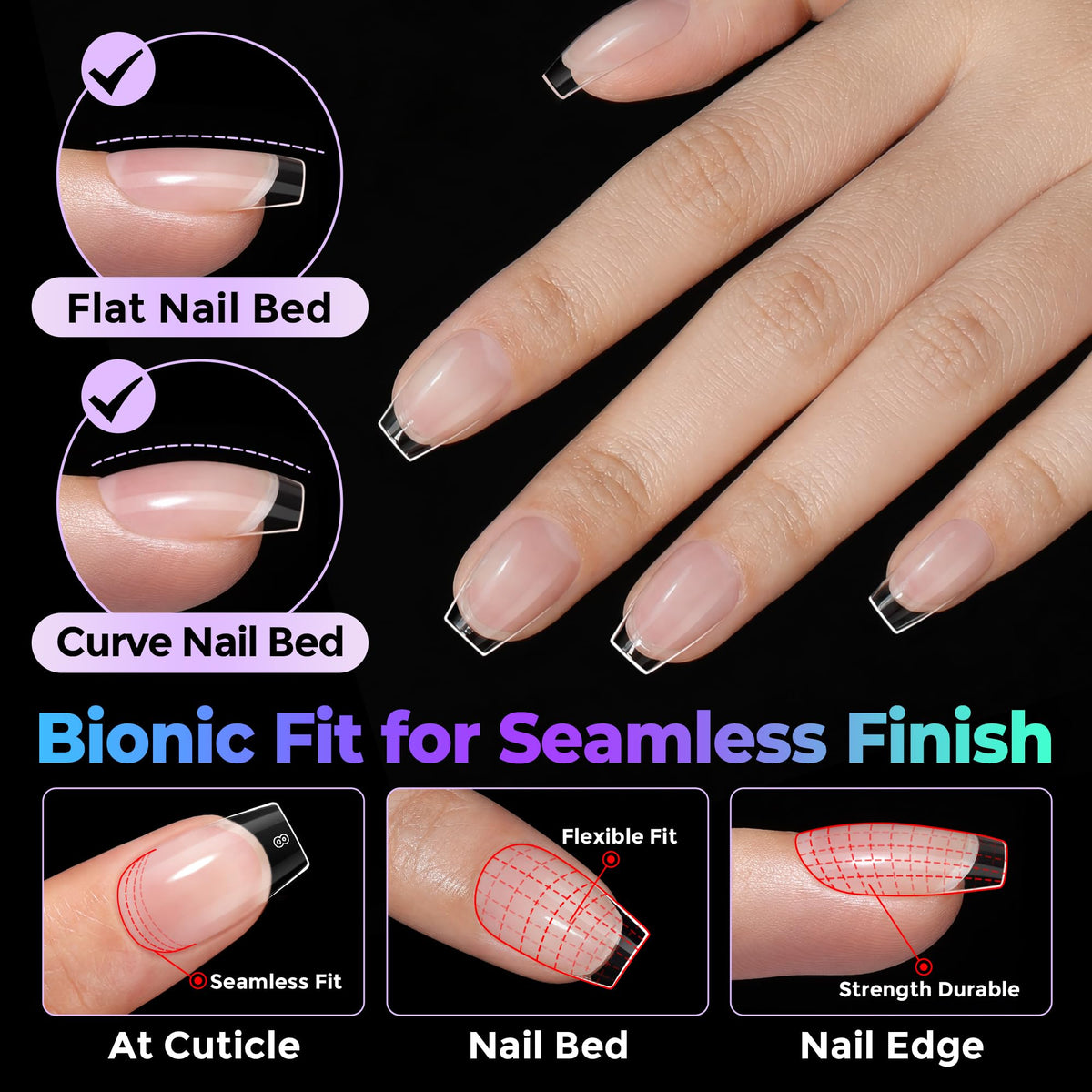 UNA GELLA semi-matte surface detail that improves polish adhesion benefit