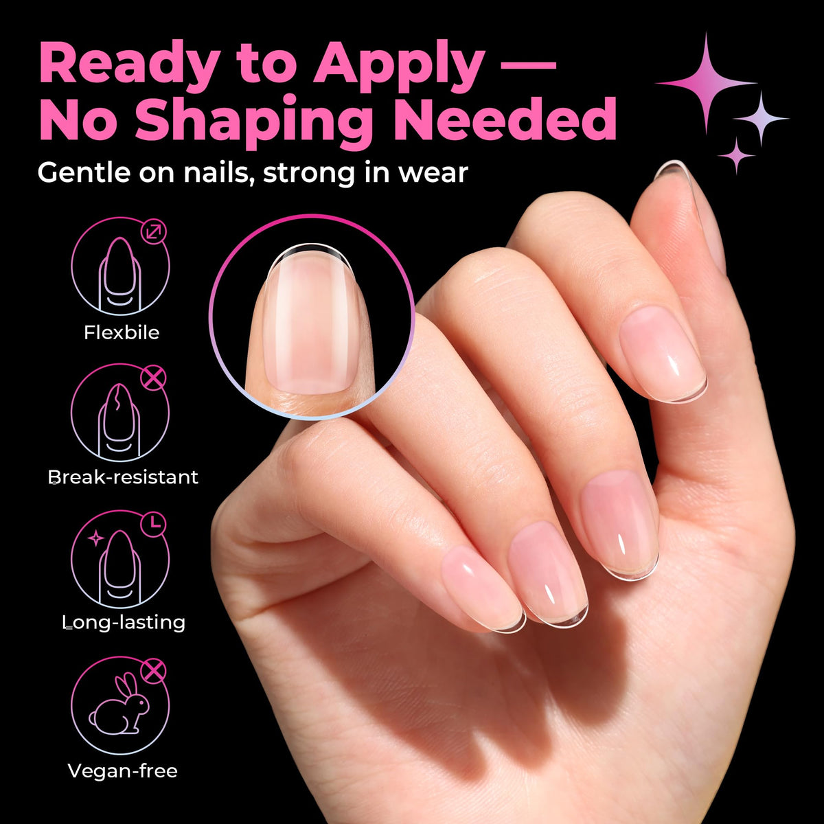 UNA GELLA layout of 12 sizes from smallest to largest to ensure perfect fit