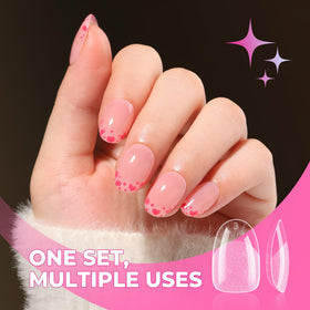 UNA GELLA layout of 15 sizes for precision fit across all fingers