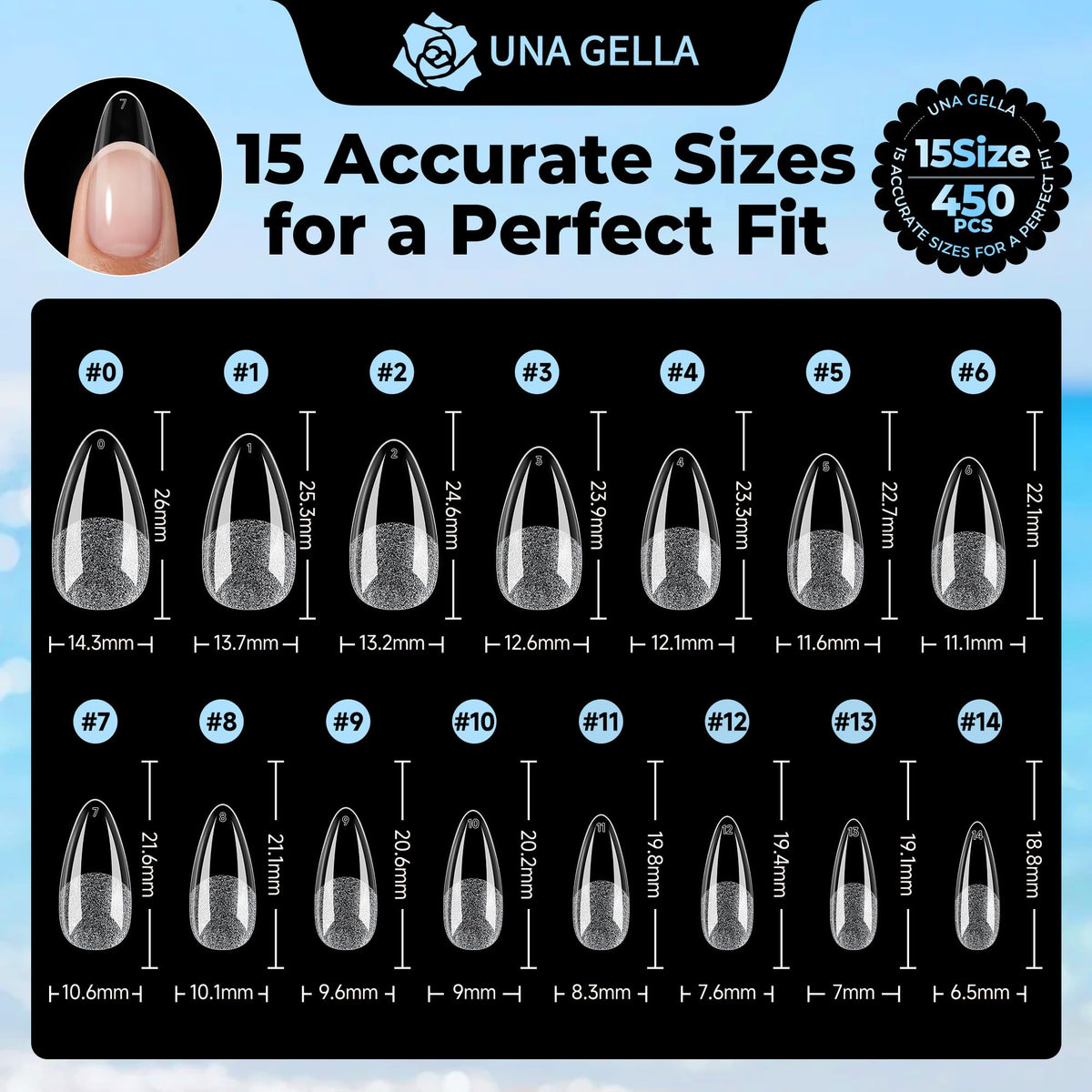 UNA GELLA soak-off removal setup demonstrating safe gentle tip removal