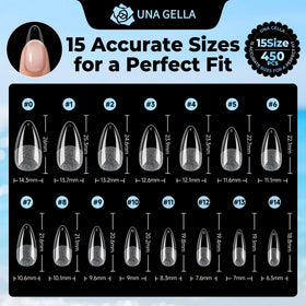 UNA GELLA soak-off removal setup demonstrating safe gentle tip removal