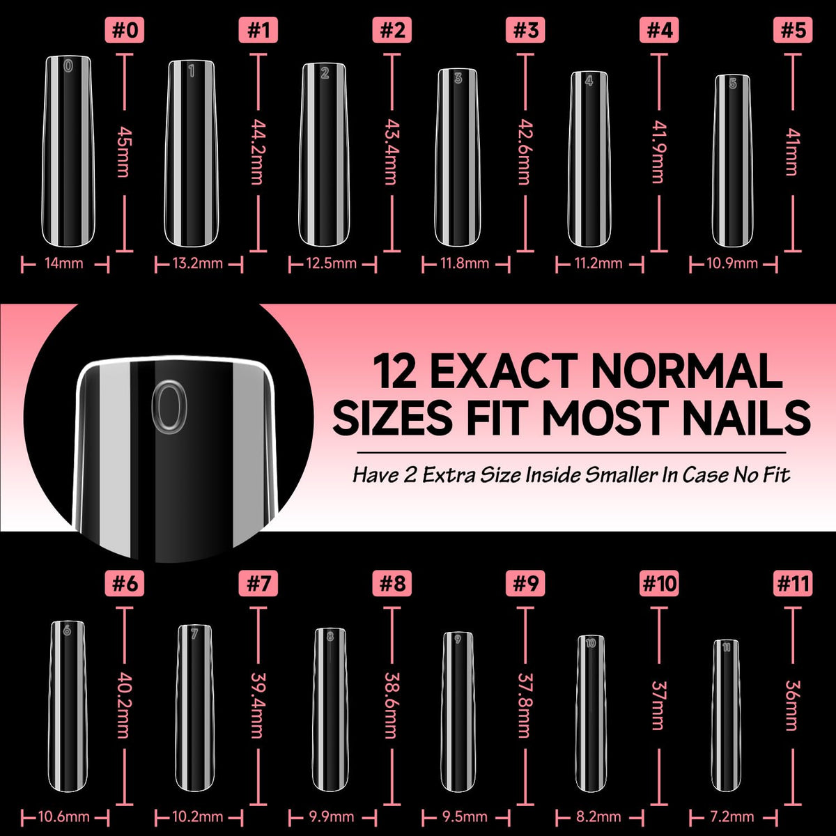 UNA GELLA spread of stacked sizes showing variety and organization