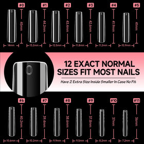 UNA GELLA spread of stacked sizes showing variety and organization