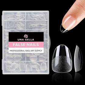 UNA GELLA compact storage box open with neatly organized numbered tips for salon or home use