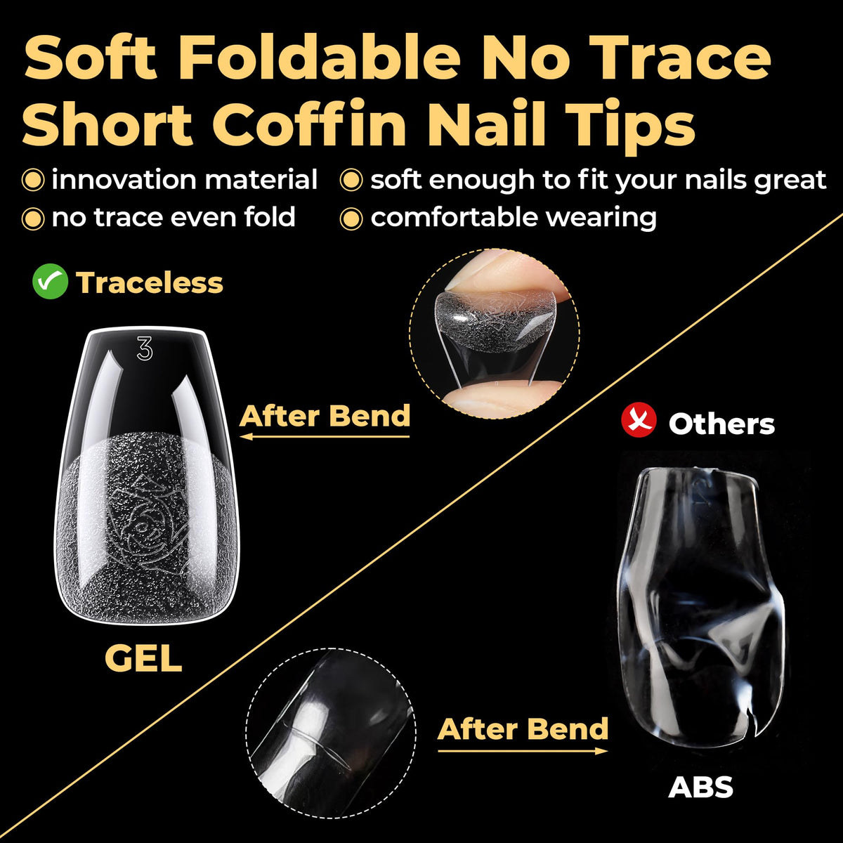 UNA GELLA matte surface texture close-up, ideal for instant polish and reduced filing