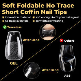 UNA GELLA matte surface texture close-up, ideal for instant polish and reduced filing