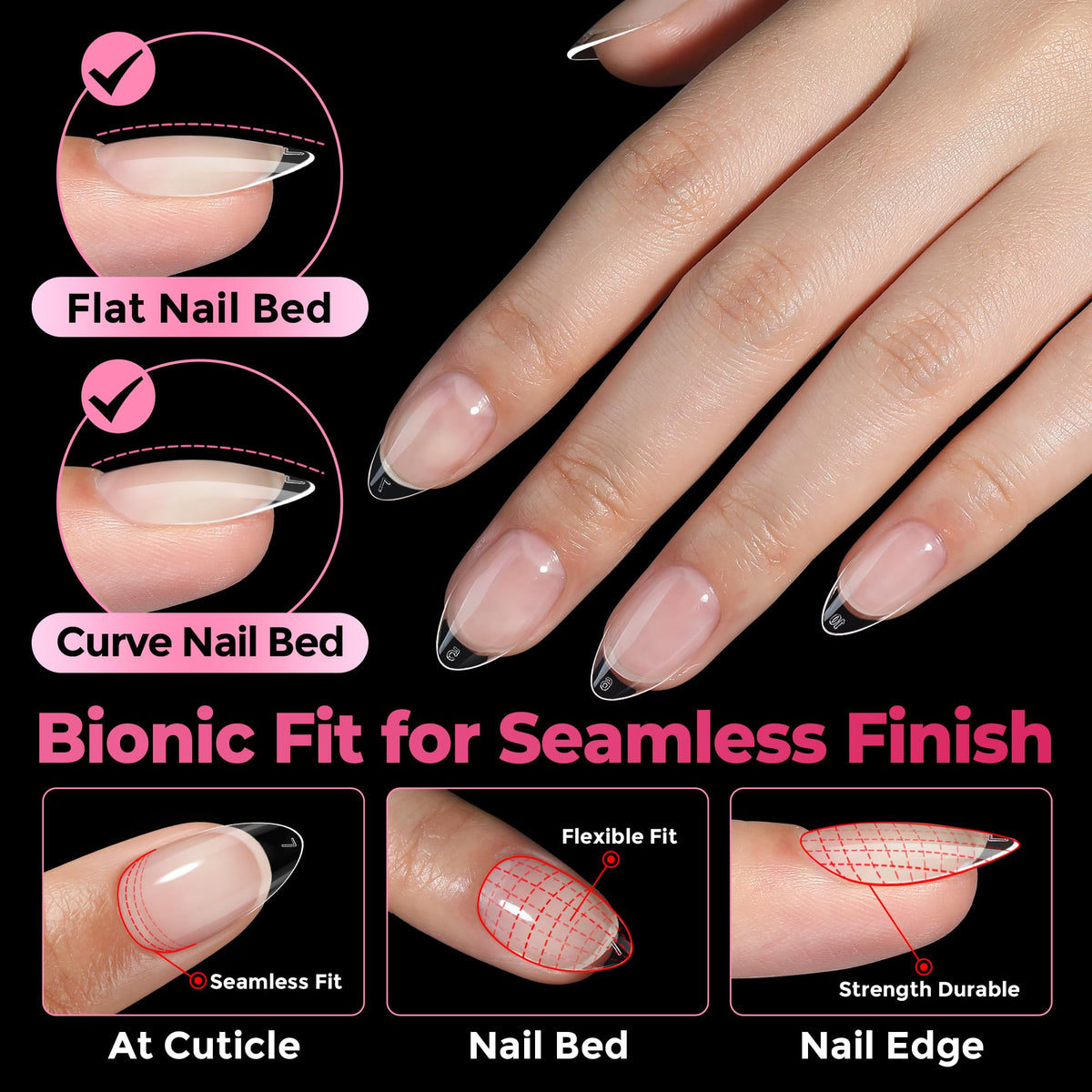 UNA GELLA semi-matte surface texture, prep-free finish advantage