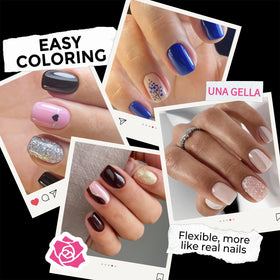 UNA GELLA side texture view showing soft gel flexibility for comfort