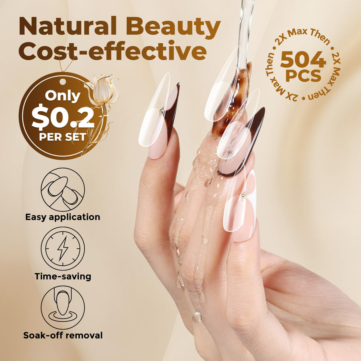 UNA GELLA soft gel texture close-up highlighting flexible comfort